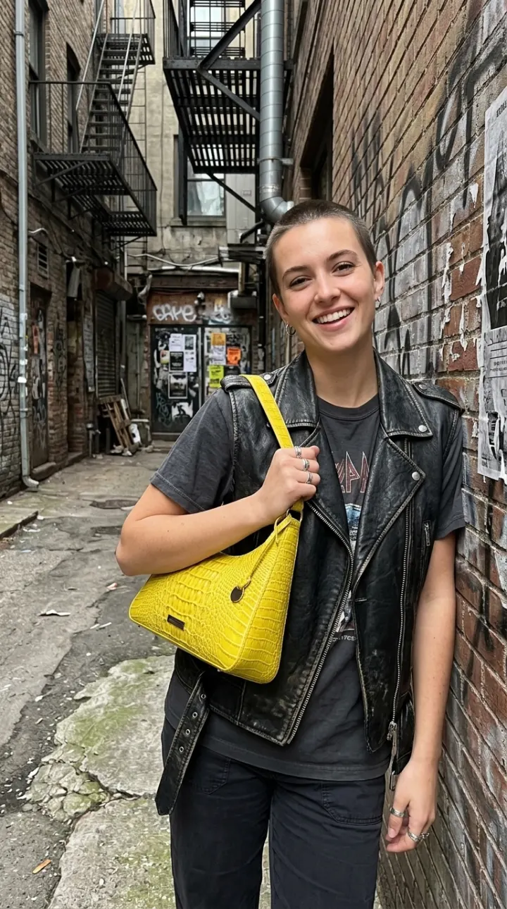 Un sac Maison Romy porté au quotidien