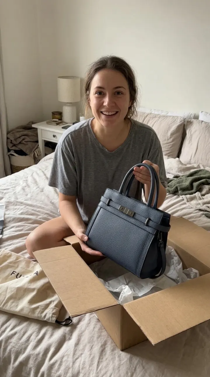 Un sac Maison Romy porté au quotidien