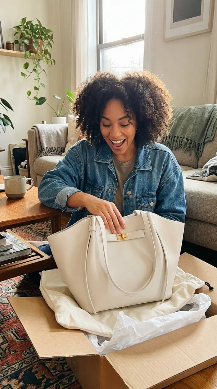 Un sac Maison Romy porté au quotidien